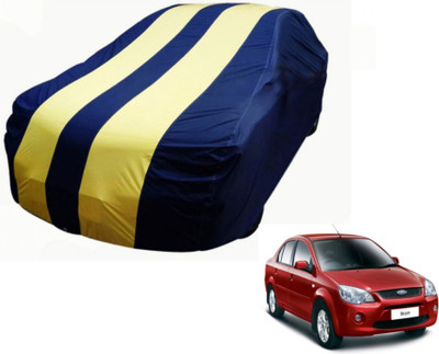 Flipkart SmartBuy Car Cover For Ford Ikon (Without Mirror Pockets)(Blue, Yellow)