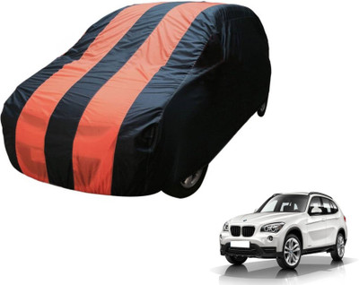 Flipkart SmartBuy Car Cover For BMW X1 (Without Mirror Pockets)(Blue, Orange)