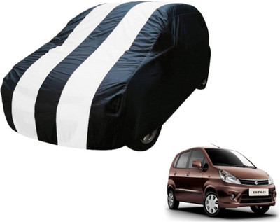 MOCKHE Car Cover For Maruti Suzuki Zen Estilo (Without Mirror Pockets)(Blue, White)