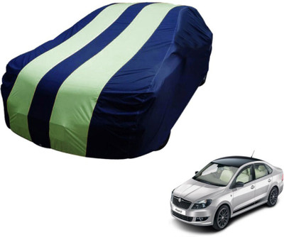 Flipkart SmartBuy Car Cover For Skoda Rapid (Without Mirror Pockets)(Blue, Green)
