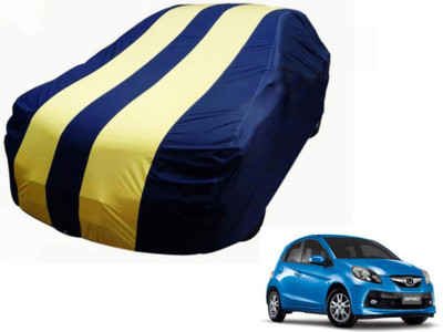 Flipkart SmartBuy Car Cover For Honda Brio (Without Mirror Pockets)(Blue, Yellow)