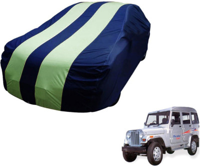 MOCKHE Car Cover For Mahindra Marshal (Without Mirror Pockets)(Blue, Green)