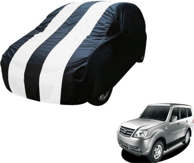 Flipkart SmartBuy Car Cover For Tata Sumo (Without Mirror Pockets)(Blue, White)
