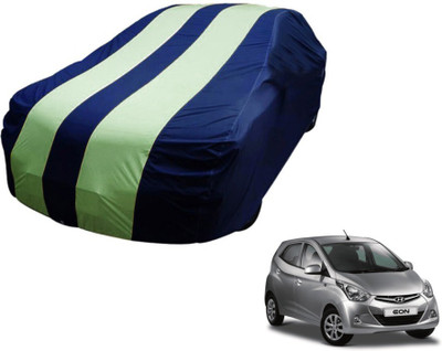 Flipkart SmartBuy Car Cover For Hyundai Eon (Without Mirror Pockets)(Blue, Green)