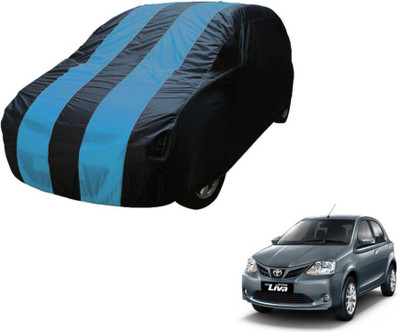 MOCKHE Car Cover For Toyota Etios Liva (Without Mirror Pockets)(Blue)