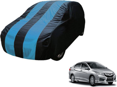 MOCKHE Car Cover For Honda City i-Dtec (Without Mirror Pockets)(Blue)