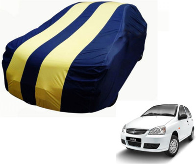 MOCKHE Car Cover For Tata Indica (Without Mirror Pockets)(Blue, Yellow)
