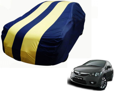 MOCKHE Car Cover For Honda Civic (Without Mirror Pockets)(Blue, Yellow)