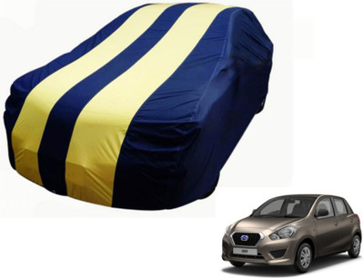 Flipkart SmartBuy Car Cover For Datsun Go (Without Mirror Pockets)(Blue, Yellow)