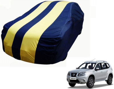 Flipkart SmartBuy Car Cover For Nissan Terrano (Without Mirror Pockets)(Blue, Yellow)