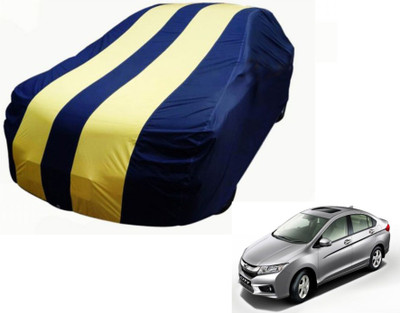 Flipkart SmartBuy Car Cover For Honda City i-Dtec (Without Mirror Pockets)(Blue, Yellow)