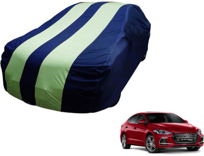 Flipkart SmartBuy Car Cover For Hyundai Elantra (Without Mirror Pockets)(Blue, Green)