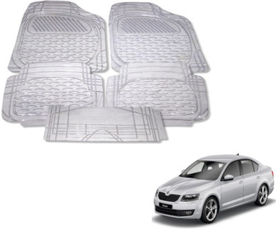 MOCKHE PVC (Polyvinyl Chloride) Standard Mat For  Skoda Octavia(Clear)