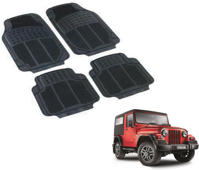 MOCKHE PVC (Polyvinyl Chloride) Standard Mat For  Mahindra Thar(Black)