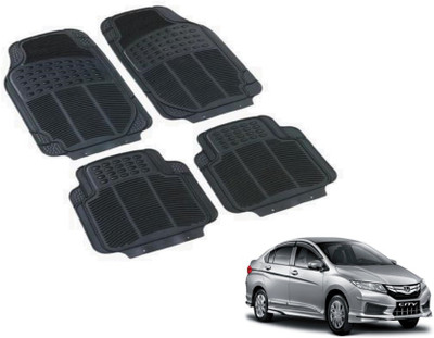 MOCKHE PVC (Polyvinyl Chloride) Standard Mat For  Honda New City(Black)