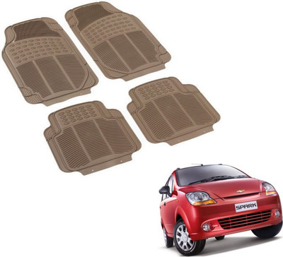 MOCKHE PVC (Polyvinyl Chloride) Standard Mat For  Chevrolet Spark(Beige)