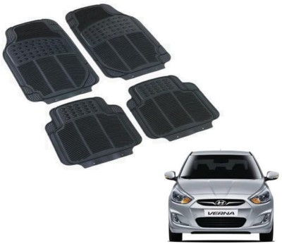 MOCKHE PVC (Polyvinyl Chloride) Standard Mat For  Hyundai Verna(Black)