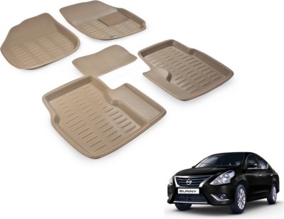 MOCKHE EVA, Plastic Standard Mat For  Nissan Sunny(Beige)