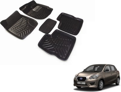 MOCKHE EVA, Plastic Standard Mat For  Datsun Go(Black)