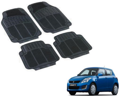 MOCKHE PVC (Polyvinyl Chloride) Standard Mat For  Maruti Suzuki New Swift(Black)