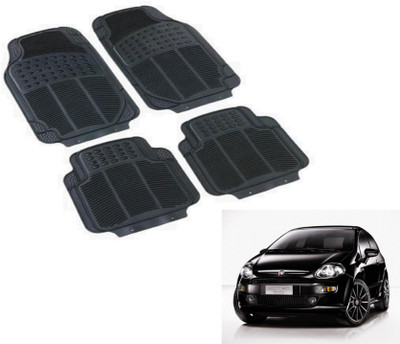 MOCKHE PVC (Polyvinyl Chloride) Standard Mat For  Fiat Punto Evo(Black)