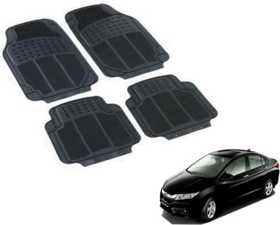 MOCKHE PVC (Polyvinyl Chloride) Standard Mat For  Honda City(Black)