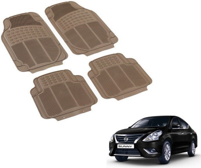 MOCKHE PVC (Polyvinyl Chloride) Standard Mat For  Nissan Sunny(Beige)