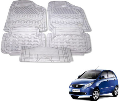 MOCKHE PVC (Polyvinyl Chloride) Standard Mat For  Tata Indica Vista(Clear)