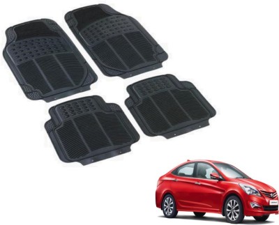 MOCKHE PVC (Polyvinyl Chloride) Standard Mat For  Hyundai Verna Fluidic(Black)