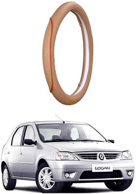 AUTO PEARL Steering Cover For Mahindra Logan(Beige, Leatherite)