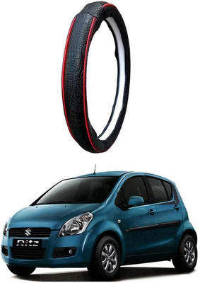 AUTO PEARL Steering Cover For Maruti Ritz(Black Red, Leatherite)