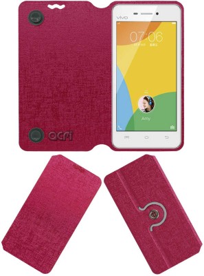 ACM Flip Cover for VIVO Y31L(Pink, Cases with Holder, Pack of: 1)