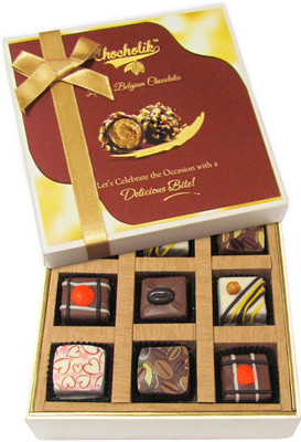 

Chocholik Valentines Day Gift Box - Everyday is Valentines Day With You Chocolate Box - 9Pc Truffles(108 g)