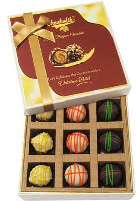 

Chocholik Valentines Day Gift Box - You Are Everything For My Heart Chocolate Box - 9Pc Truffles(108 g)