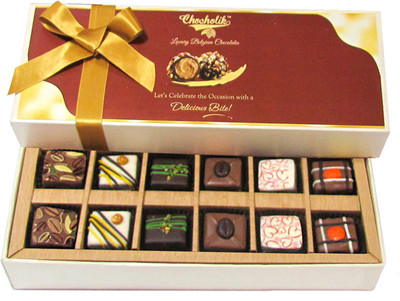 

Chocholik Valentines Day Gift Box - Never Stop Loving You Chocolate Box - 12Pc Truffles(144 g)