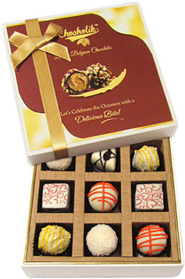 

Chocholik Valentines Day Gift Box - Be My side Forever Chocolate Box - 9Pc Truffles(108 g)