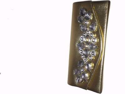 

K.K. GIFTS Casual Gold Clutch