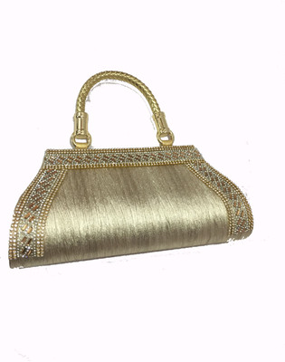 

K. K. GIFTS Casual Silver Clutch