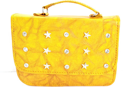 

PRIYANKA COLLECTIONS Casual Yellow Clutch