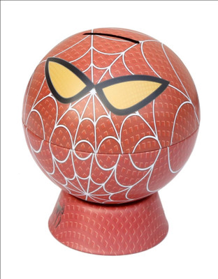 

Babyoodles Spiderman Round Shape Money Bank Coin Bank(Red)