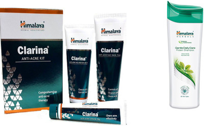 

Himalaya Clarina Anti Acne Kit, Gentle Daily Care Protein Shampoo(Set of 2)