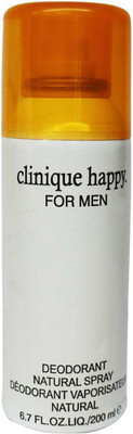 Clinique happy Refreshing Deodorant Spray - For Men (200 ml) Body Spray - For Men(200 ml)