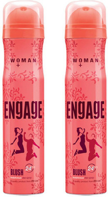 

Engage Woman Blush Deodorant Deodorant Spray - For Women(300 ml, Pack of 2)