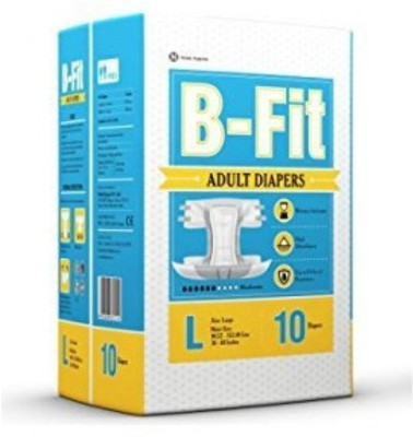 

Prem Medical Cheritable Store Be Fit Adult Diapers Large Pack of 10 Pcs Adult Diapers - L(10 Pieces)