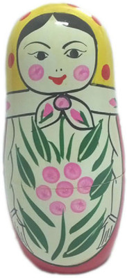 

Funwood Games Exclusive Wooden Russian Nesting Doll for Girls(Multicolor)