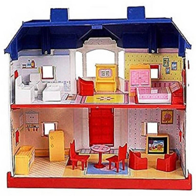 

Reyansh Collection Country Doll House For Kids (24 Pieces)(Multicolor)