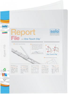 

Solo Polypropylene Report file(Set Of 10, Transparent White)