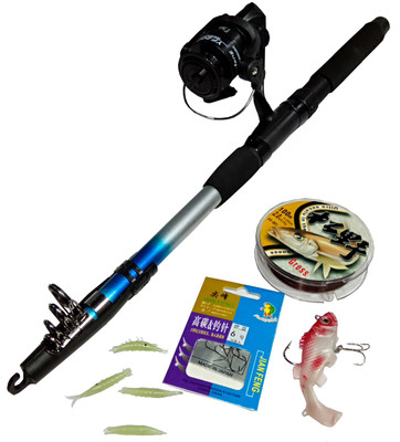 

Guru Kripa FI FS 1- YF 200 Blue Fishing Rod(228 cm, 0.178, Blue)