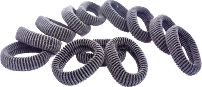 PiratesFashion Set of 12 thick and medium size band Rubber Band(Black)