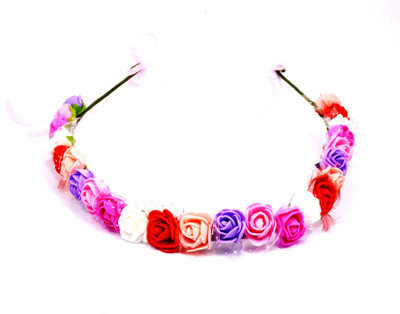 

PiratesFashion Crown of multicolored flower Head Band(Multicolor)